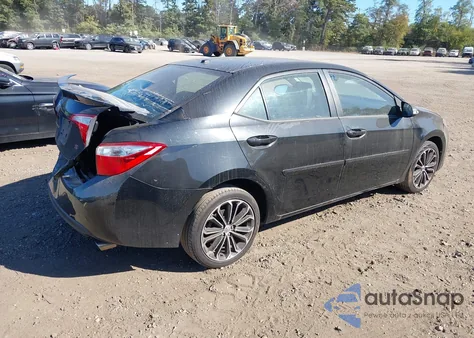 2015 Toyota Corolla S Premium из США, поврежденный, VIN 2T1BURHE8FC294912